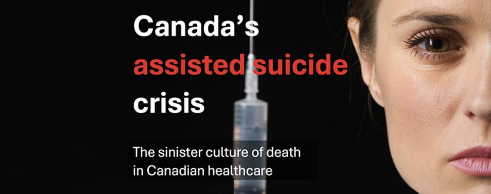 A woman staring straight ahead, holding a syringe