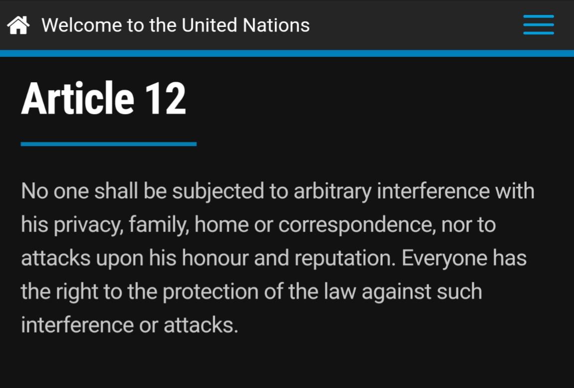 UN Article 12